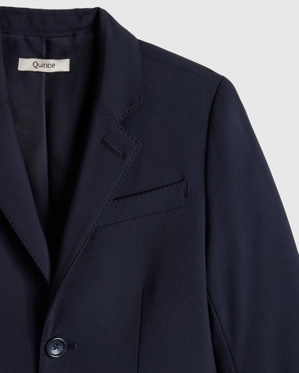 Kids Italian Wool Suit Jacket - 4T / Navy