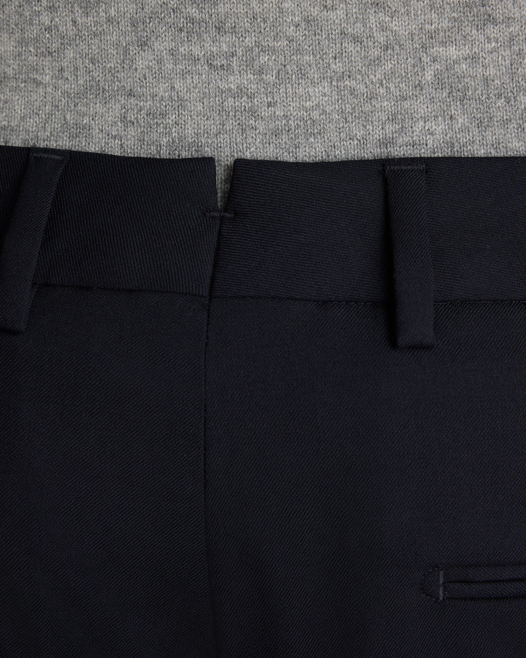 Stretch Wool Dress Pants - Slim - 30X30 / Grey Melange