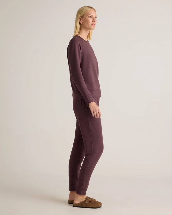 SuperSoft Fleece Crew - XS / Smoked Thyme Green