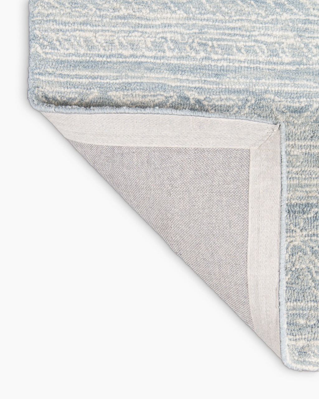 Teagan Hand-Hooked Wool Rug - 2' x 3' / Denim