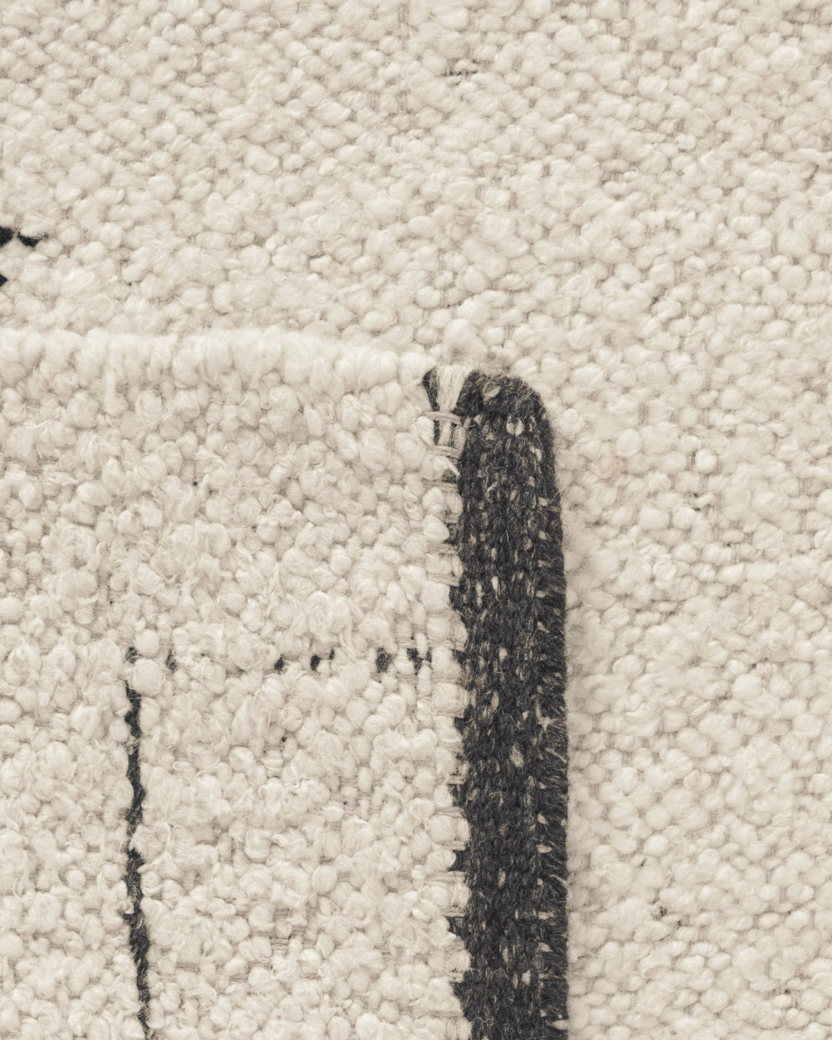 Saira Hand-Loomed Wool Rug - 5' x 8' / Charcoal