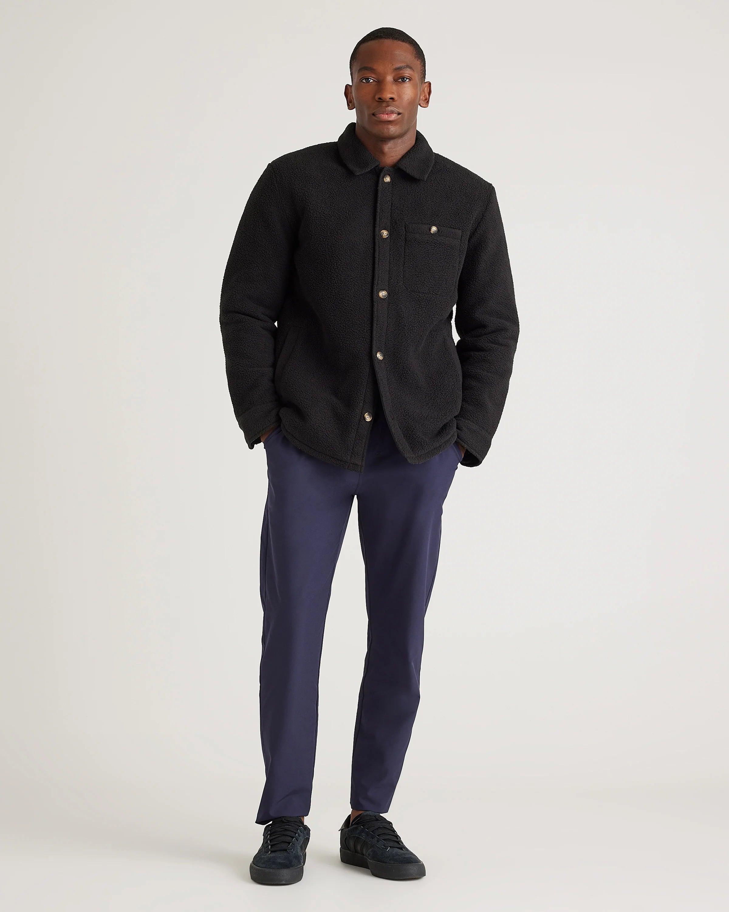Sherpa Shirt Jacket - S / Black Secondary image