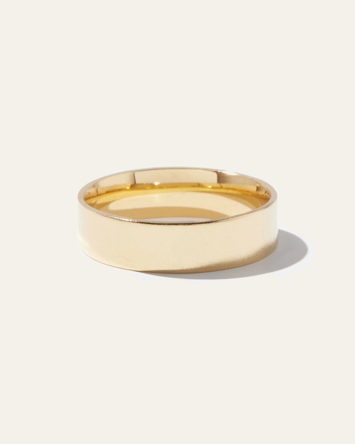 Wide Band - 4 / Gold Vermeil Main image