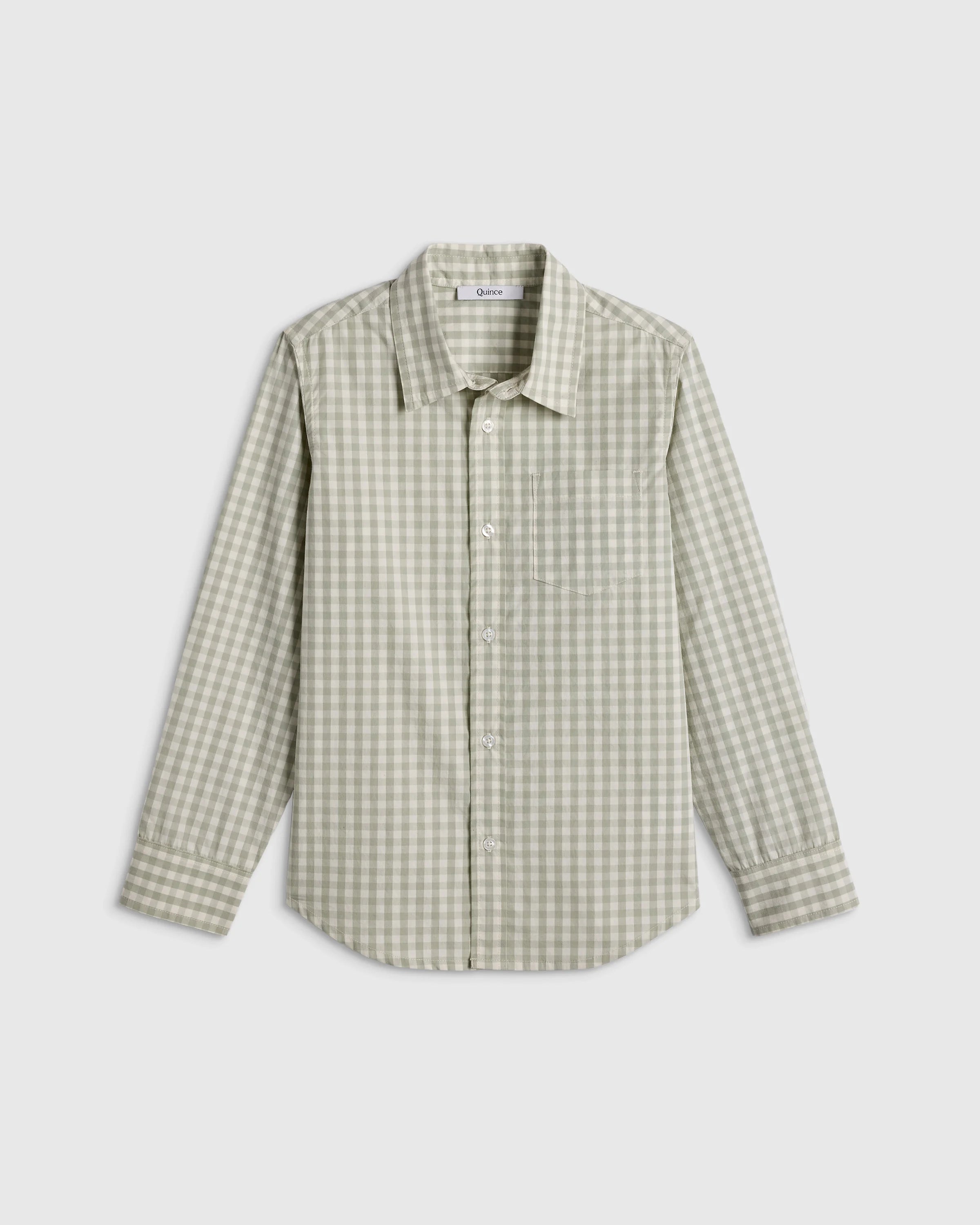100% Cotton Poplin Printed Long Sleeve Button Down - 6 / Blue Multi Plaid Secondary image