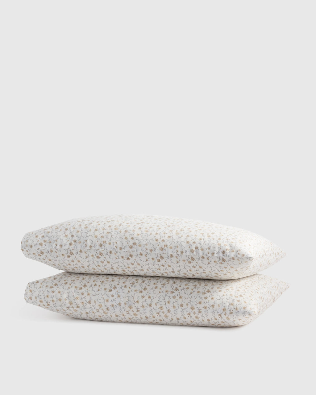 Organic Crisp Percale Pillowcase Set - Standard / White