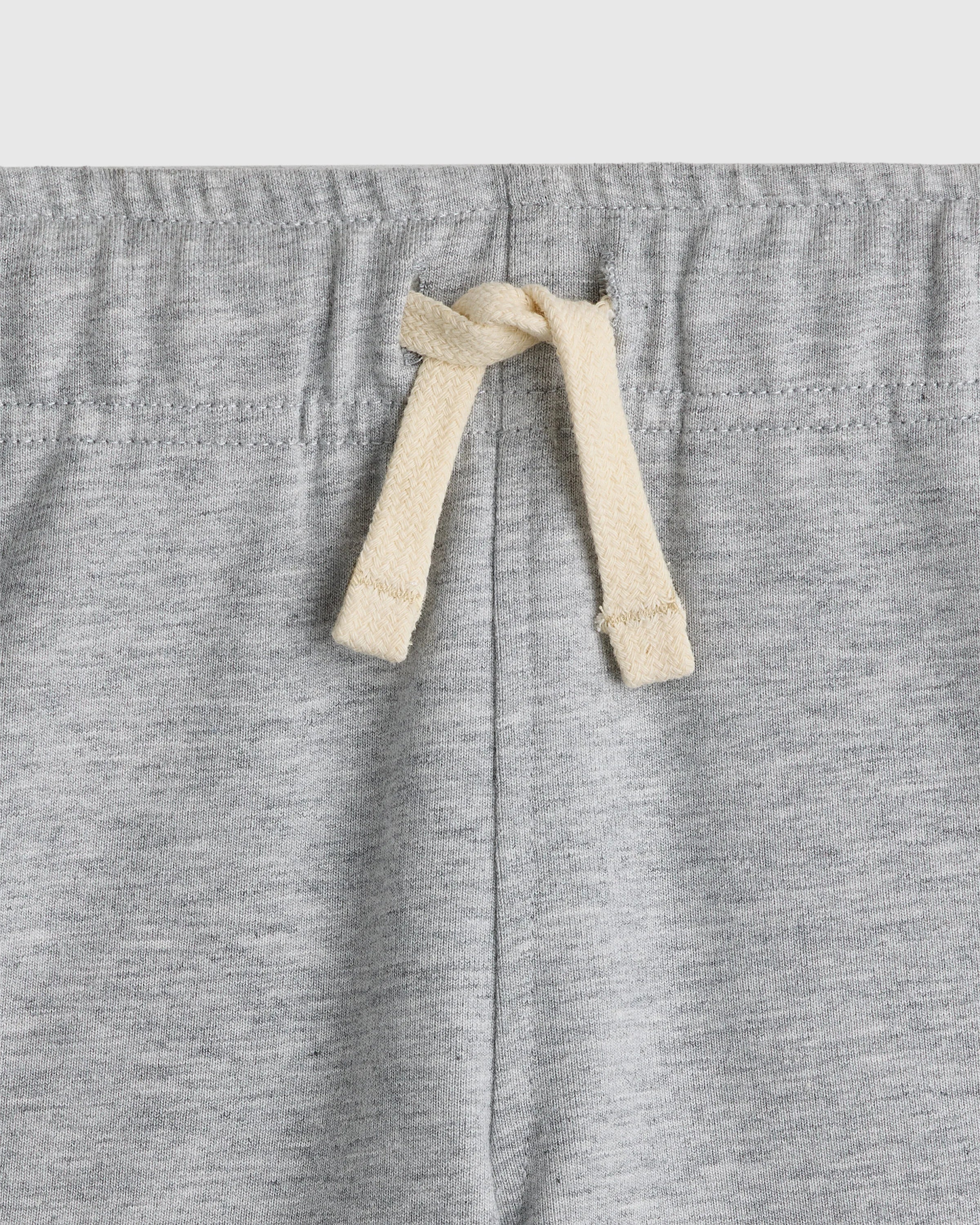 Organic Cotton French Terry Short - 2T / Heather Grey Secondary image