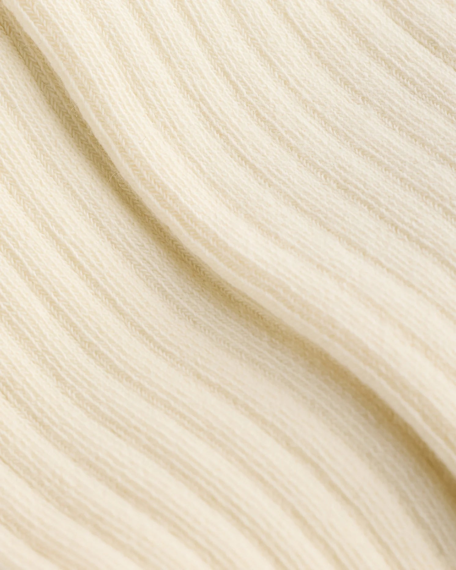 Organic Cotton Rib Tights (2-pack) - 12-24M / Ivory Secondary image