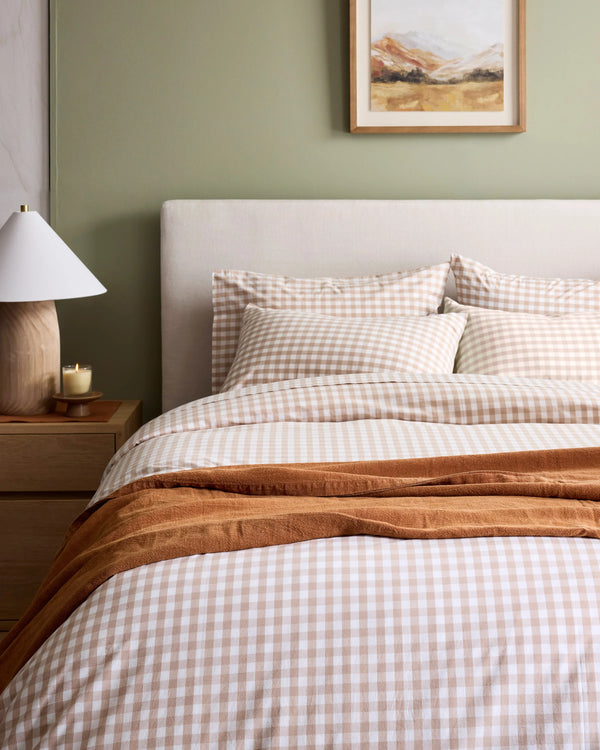 Organic Crisp Percale Sham Set - Standard / White