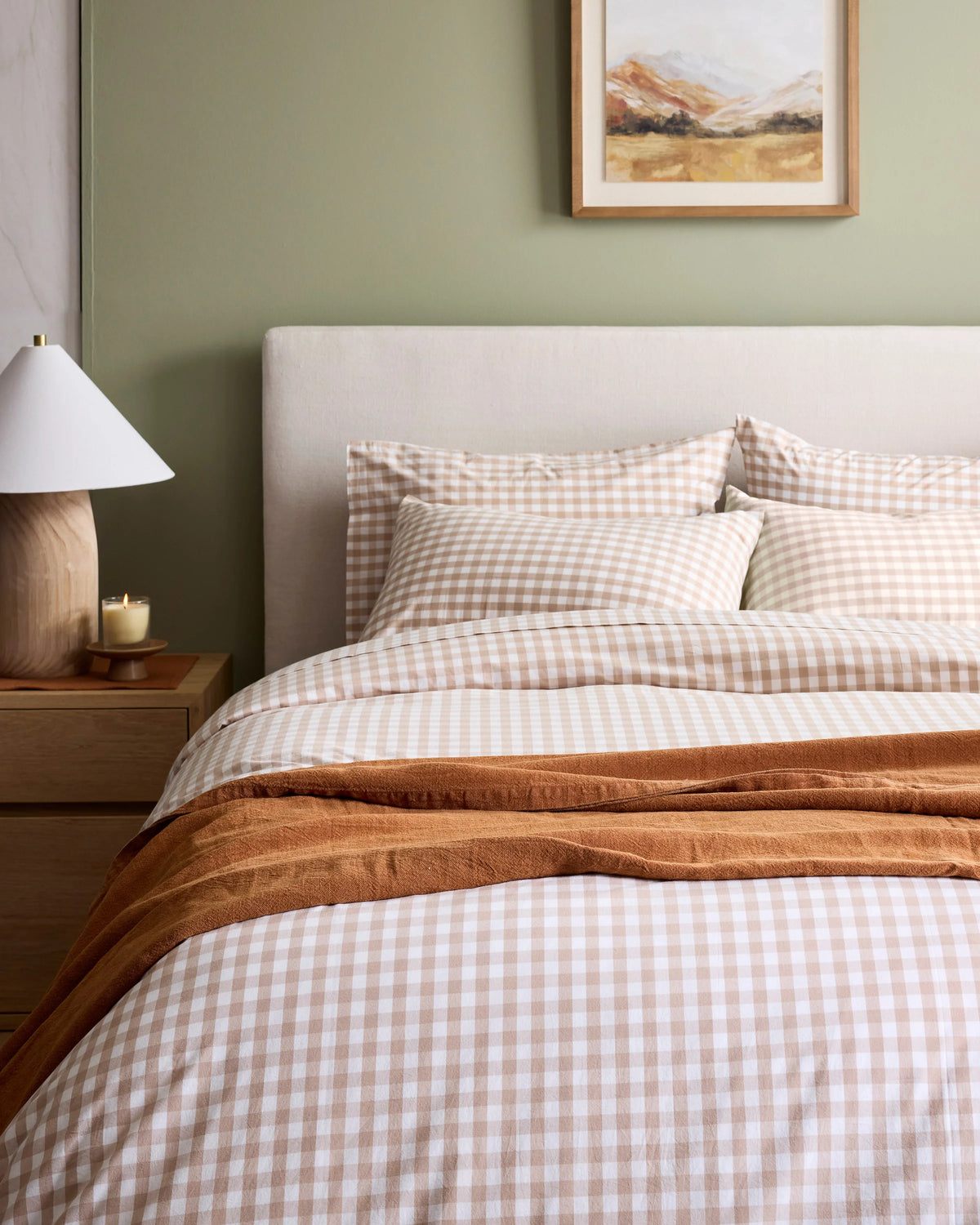 Organic Crisp Percale Deluxe Bedding Bundle - Twin / White
