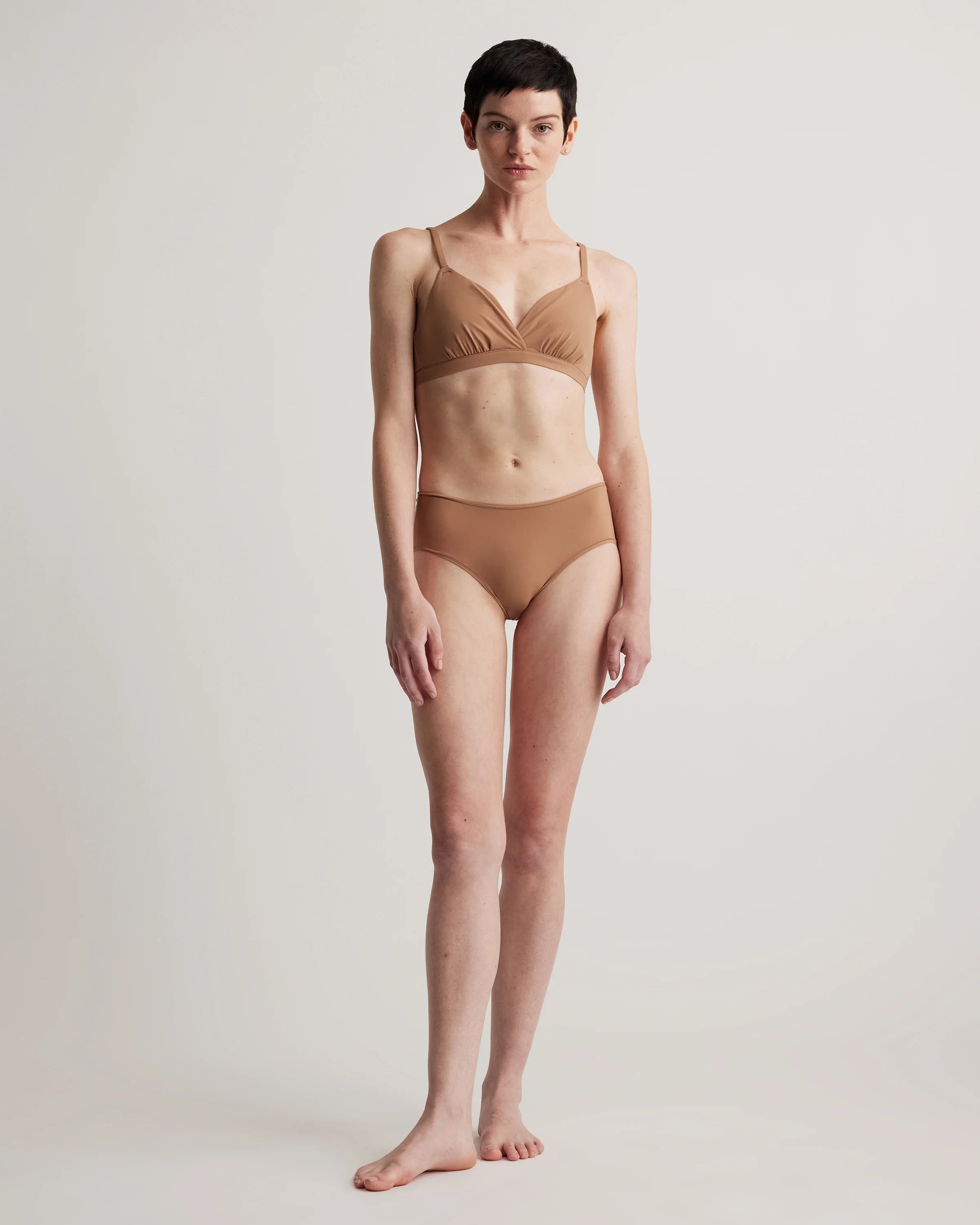 Second Skin Hipster Brief (6-Pack) - XS / Mocha Secondary image