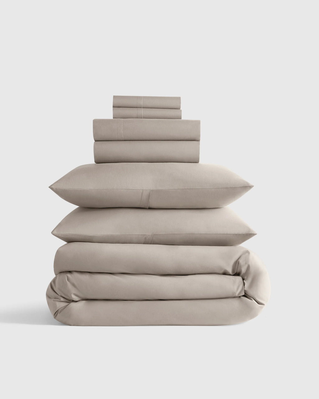 Organic Crisp Percale Deluxe Bedding Bundle - Twin / White