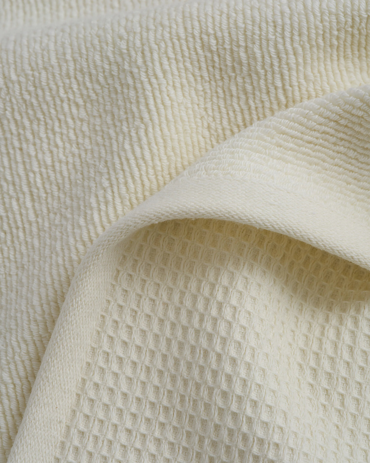 Turkish Waffle Terry Bath Sheet (Set of 2) - One Size / Ivory
