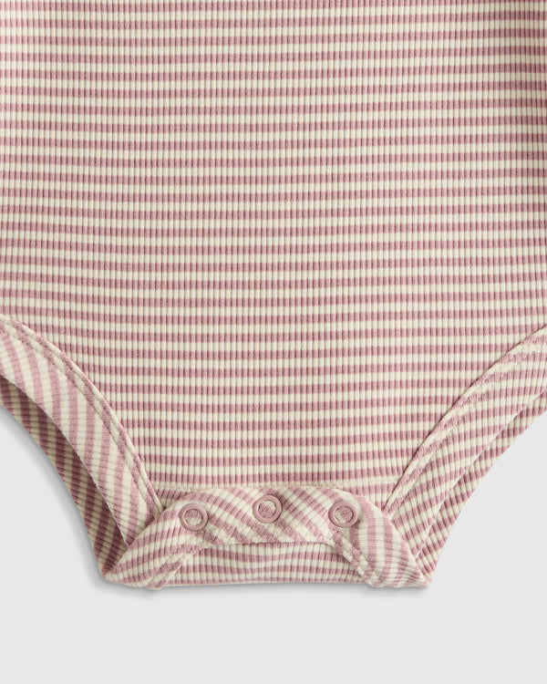 Softest Rib Long Sleeve Bodysuit - 0-3M / Violet Mist