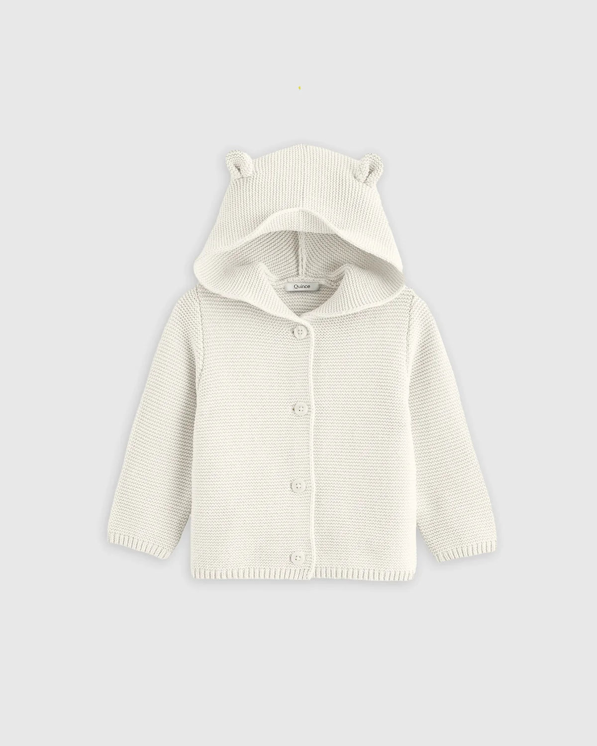 100% Organic Cotton Sweater Set - 0-3M / Ivory Secondary image