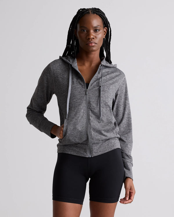 Flowknit Full-Zip Hoodie - XS / Heather Deep Navy