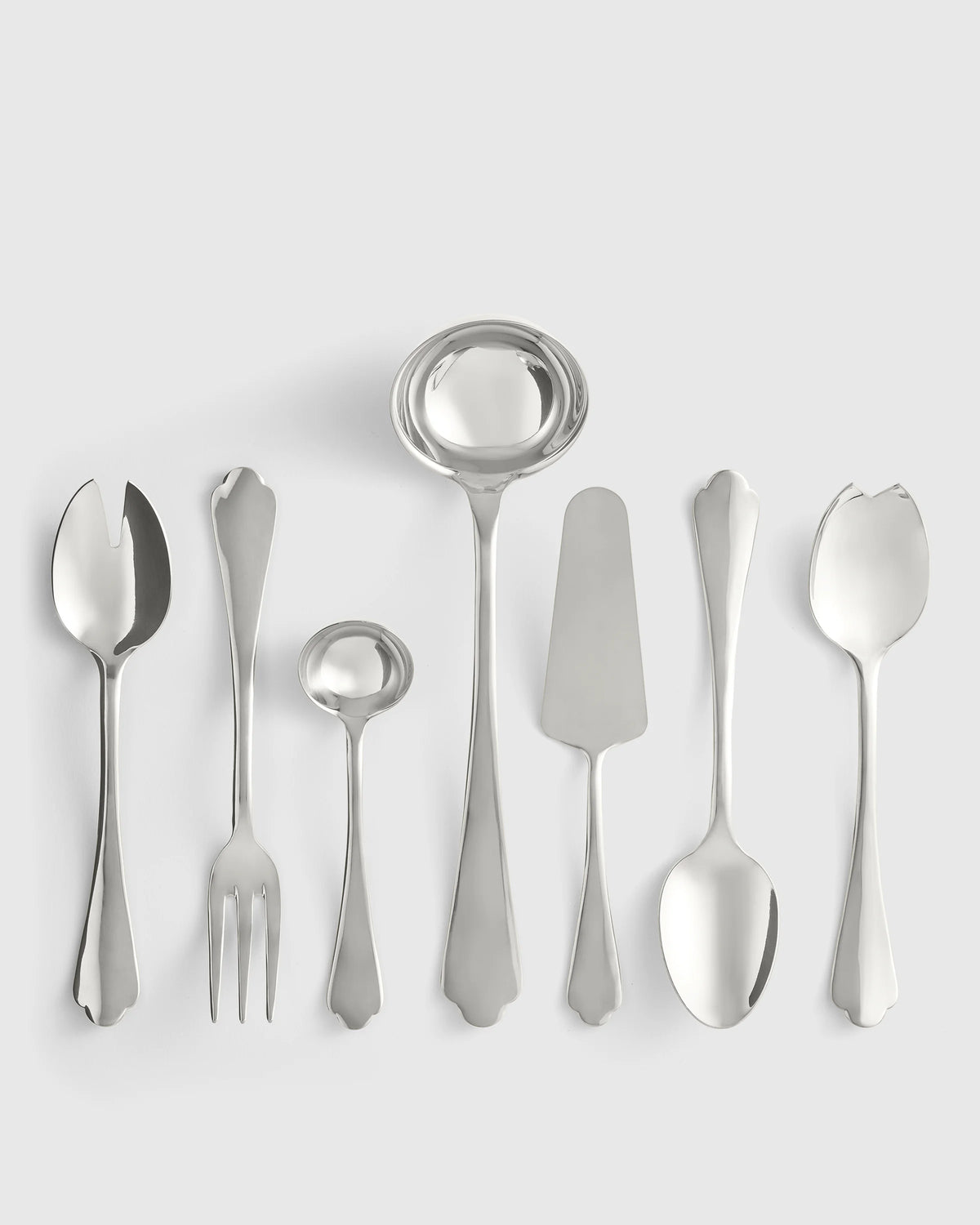Dolce Vita 7-Pc Serving Utensil Set by Mepra - One Size / Polished Stainless Steel Main image