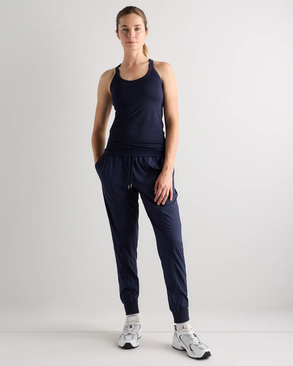 Seamless Ribbed Bra Tank - XS / Classic White