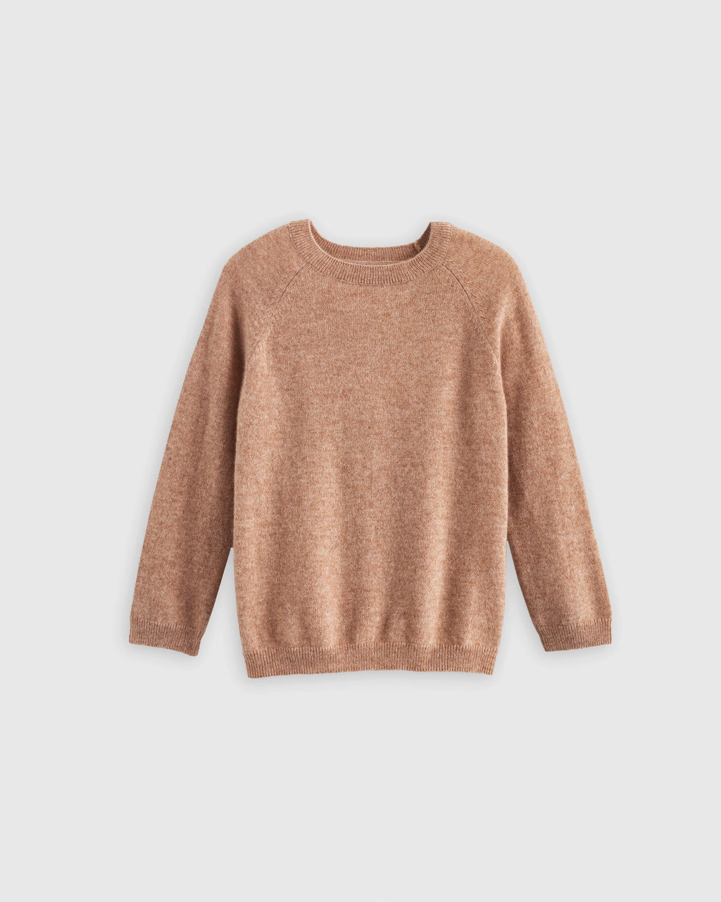 Washable Cashmere Crewneck Sweater - 2T / Forest Floor Green