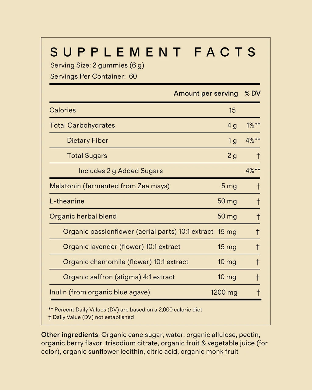 Plant-Based Sleep Gummies - 60 Servings / Berry