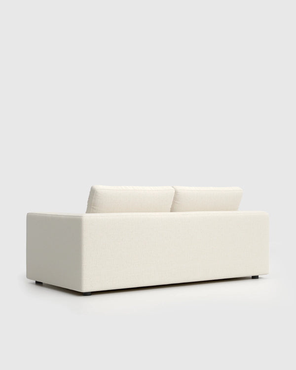 Ashford Deep Seat Sofa in Performance Chenille Linen Blend - 7ft / Snow