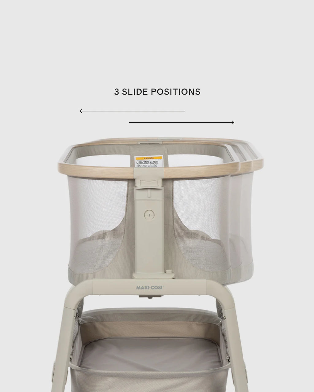 Iora Bedside Bassinet by Maxi-Cosi - One Size / Classic Oat