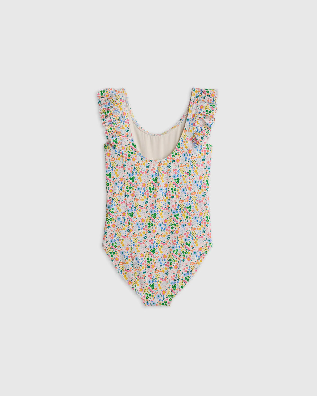 Ruffle One Piece Swimsuit - 6 / Soft Ditsy Floral