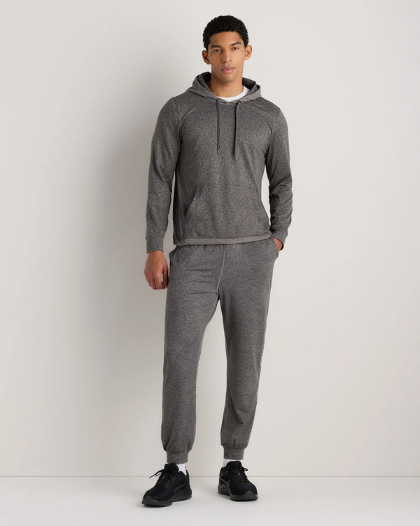 Flowknit Performance Hybrid Pullover Hoodie - S / Heather Green