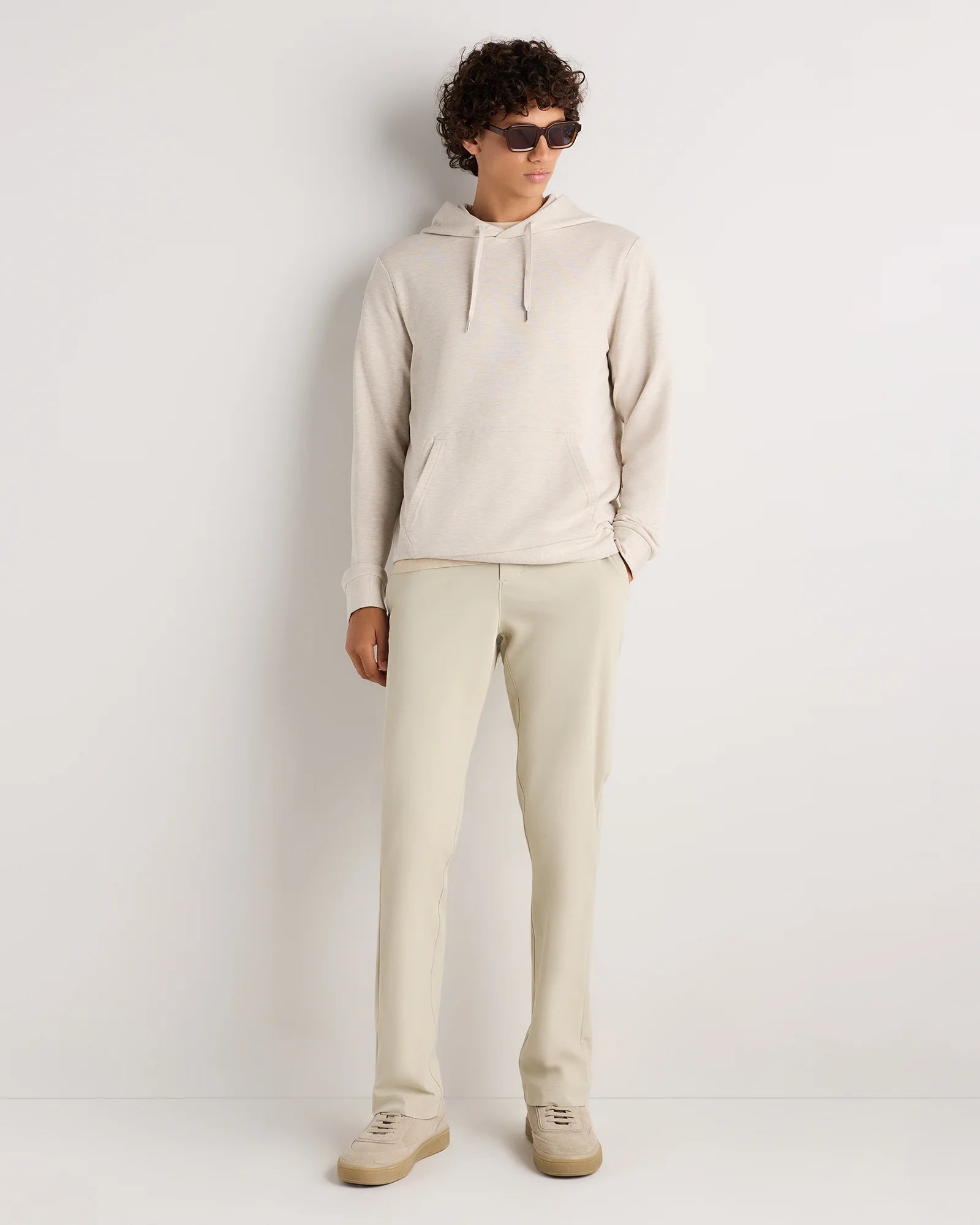 Supersoft Fleece Pullover Hoodie - XS / Heather Oatmeal Secondary image