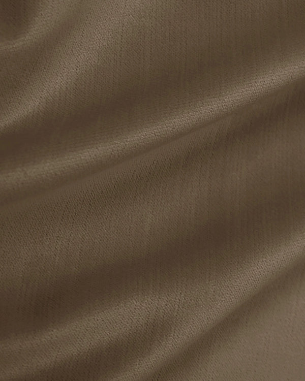 Curved Bed in Performance Velvet - Full / Walnut