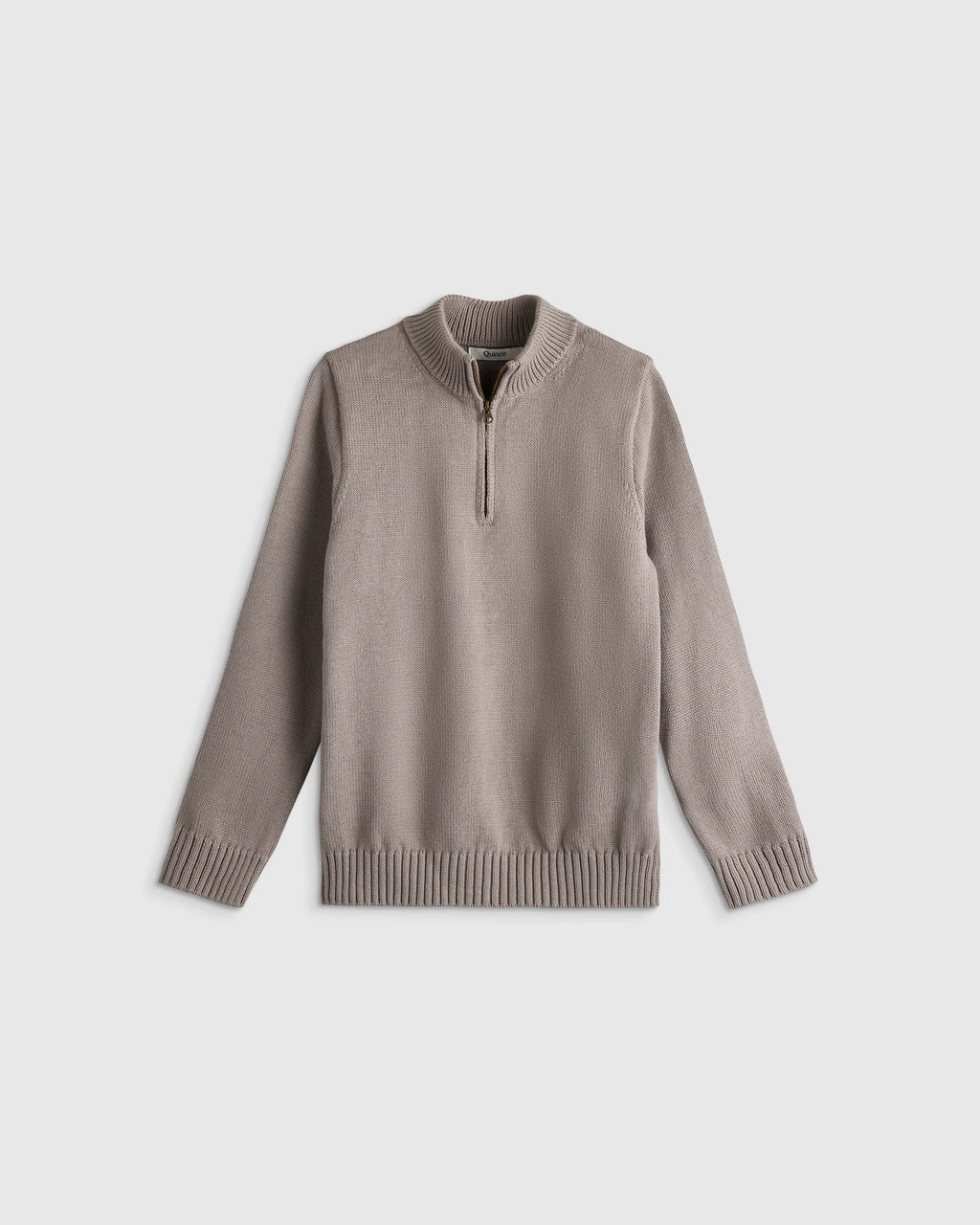Boys 100% Organic Cotton Quarter-Zip Sweater - 2T / Navy