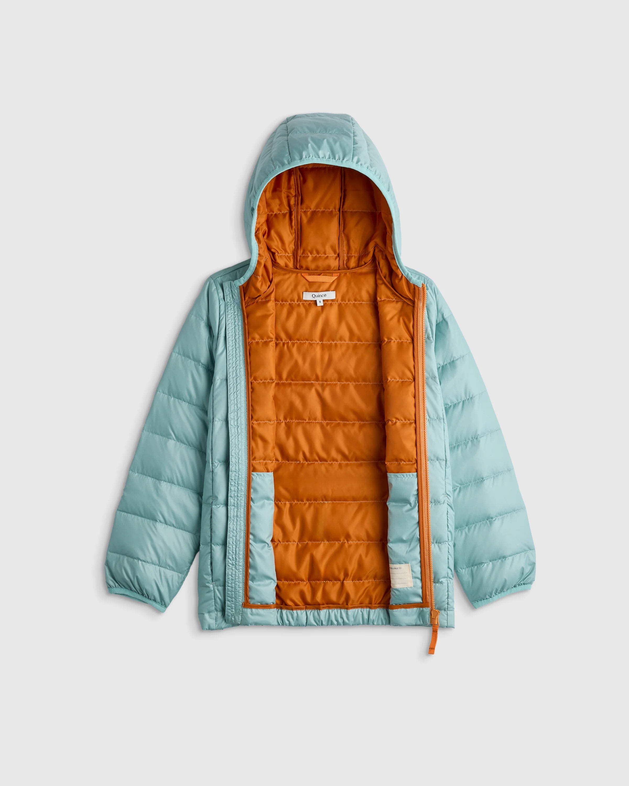 Lightweight Down Hooded Puffer Jacket - 6 / Blue Moon Secondary image