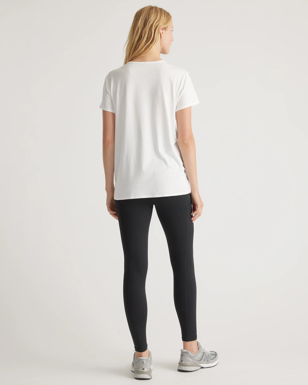 Cotton Modal Maternity Crew Neck Tee (2-pack) - XS / Black/Redwood Brown
