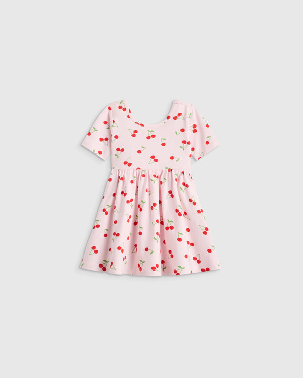 Organic Cotton Skater Dress - 3-6M / Animal Print