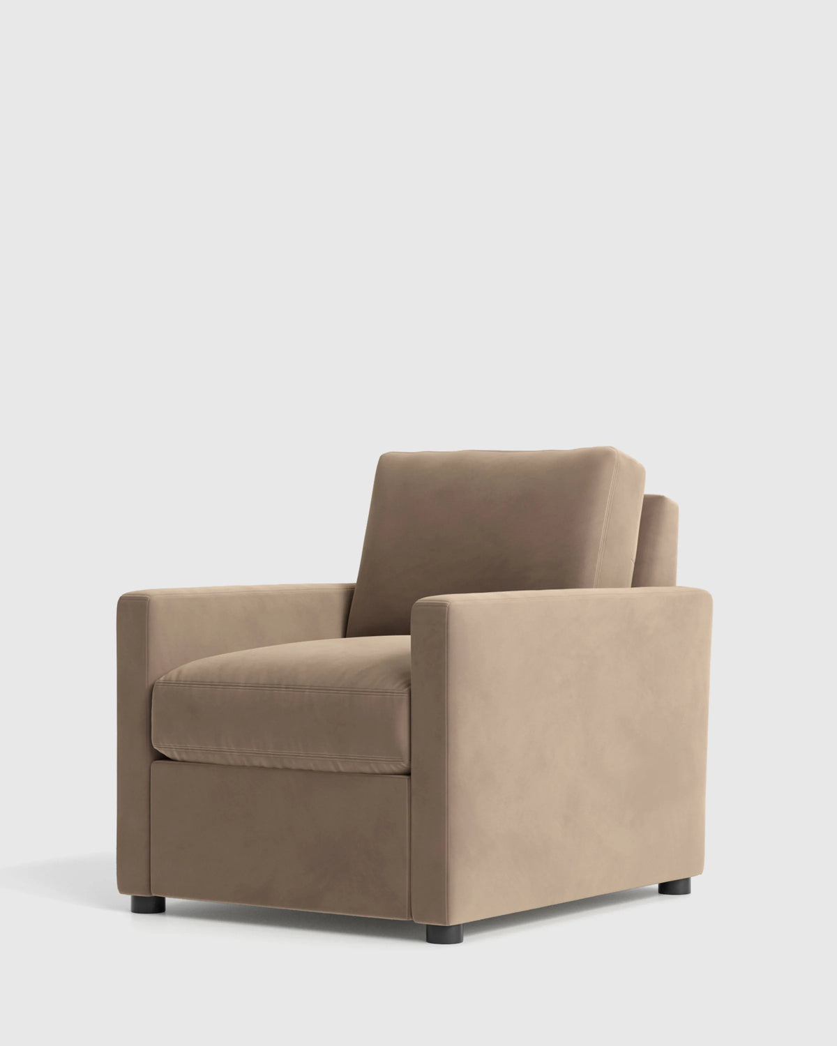 Brennan Accent Chair in Performance Velvet - One Size / Pine