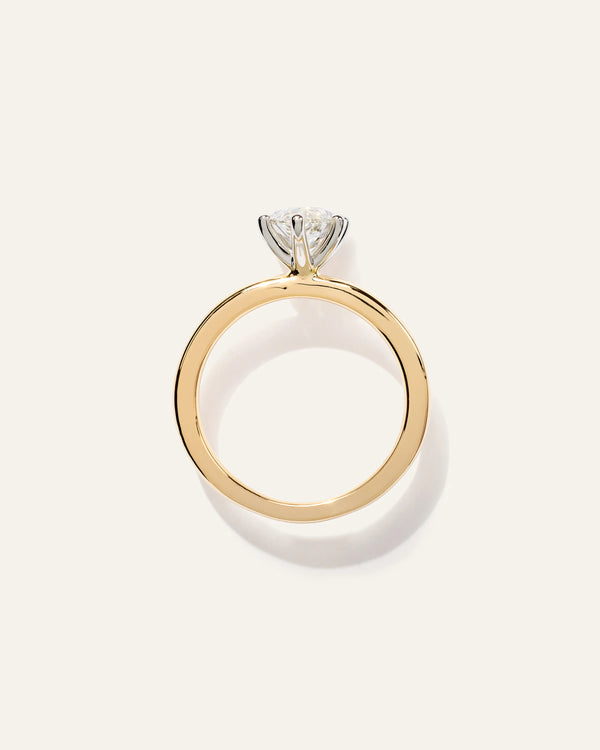 Lab Grown Diamond Marquise Comfort Fit Engagement Ring - 2ct - 4 / Yellow Gold