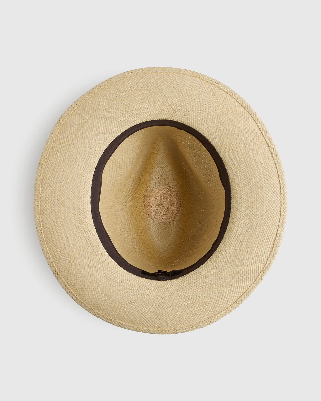 Toquilla Straw Panama Hat - S / Black