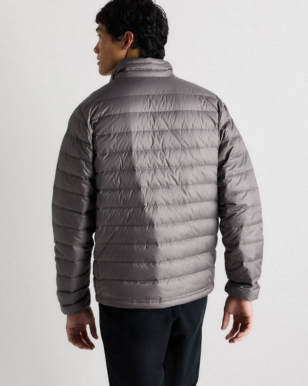 Lightweight Down Packable Puffer Jacket - XS / Overcast Grey