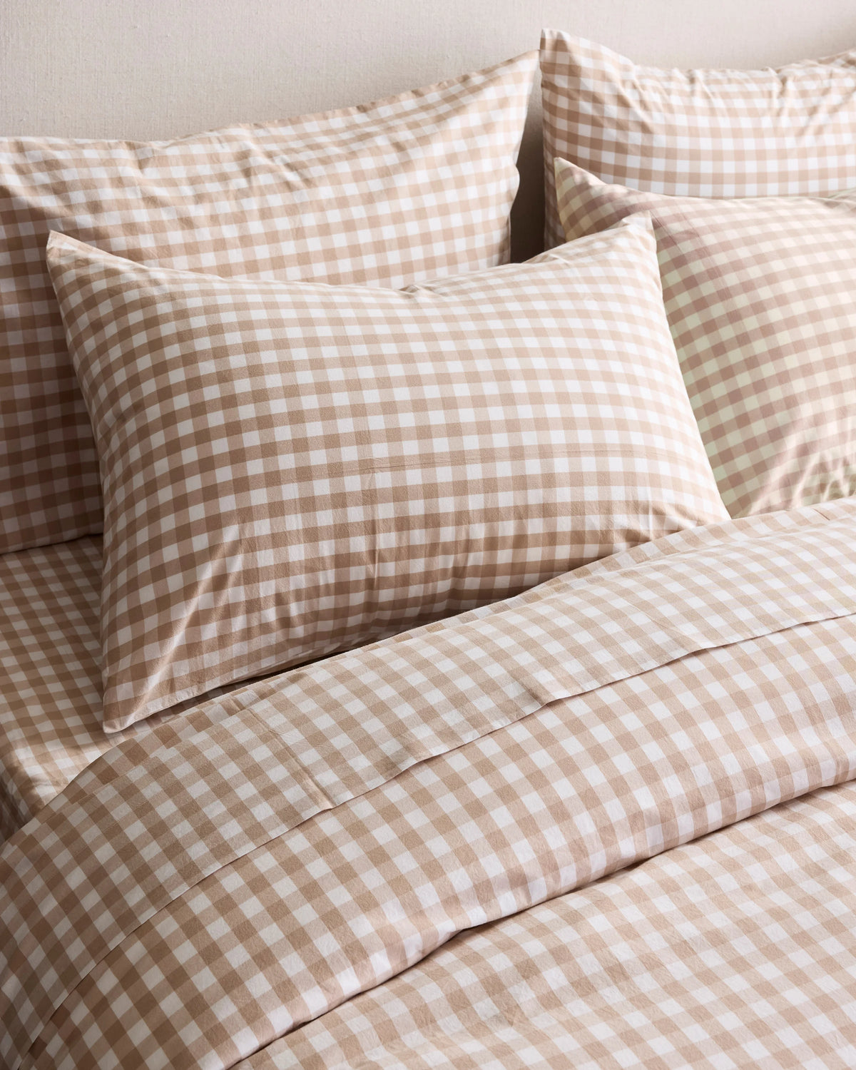 Organic Crisp Percale Duvet Cover Set - Twin / Espresso