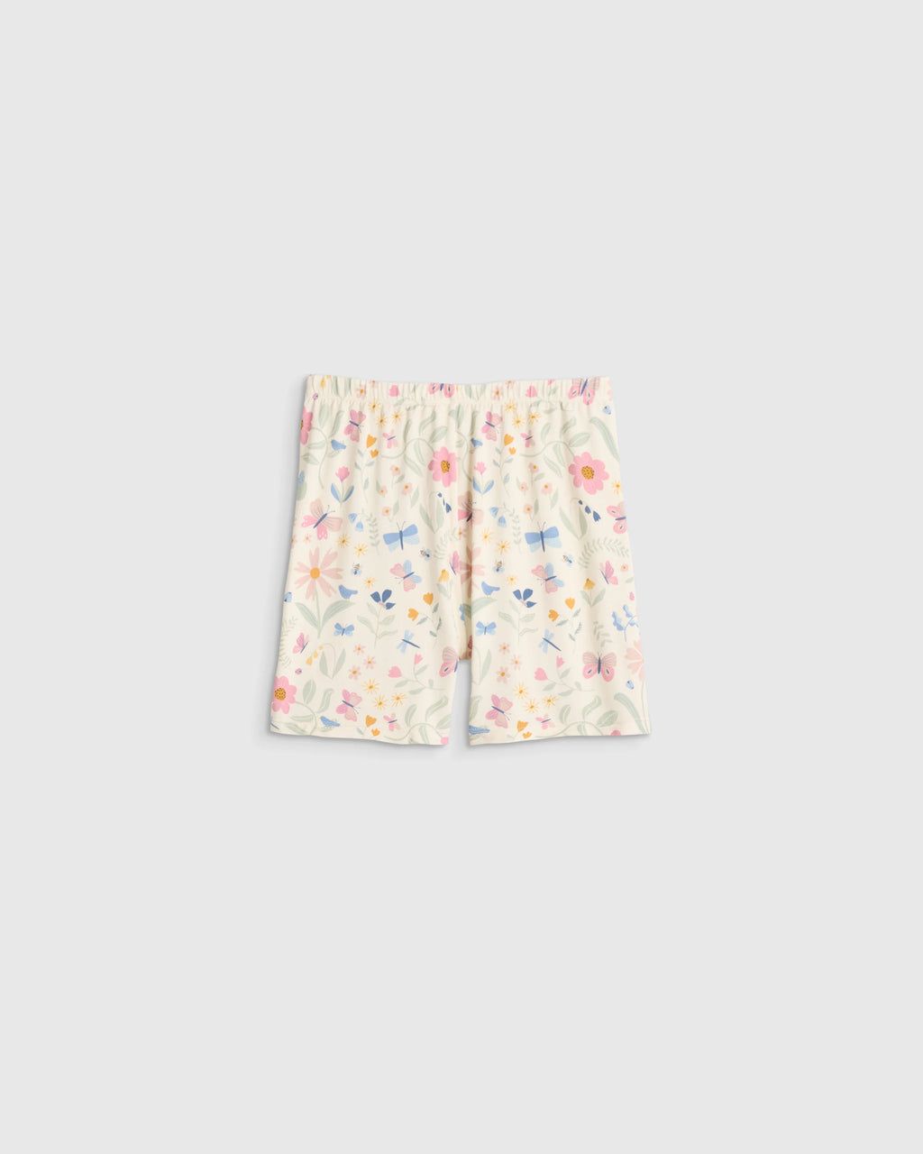 Bamboo Short Sleeve and Shorts Pajama Set - 6 / Lavender Hearts