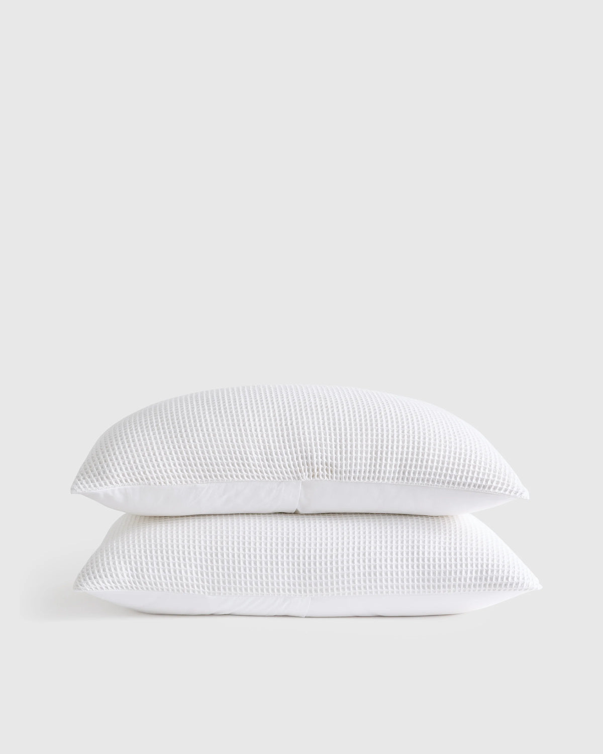 Organic Waffle Sham Set - Standard / White Main image