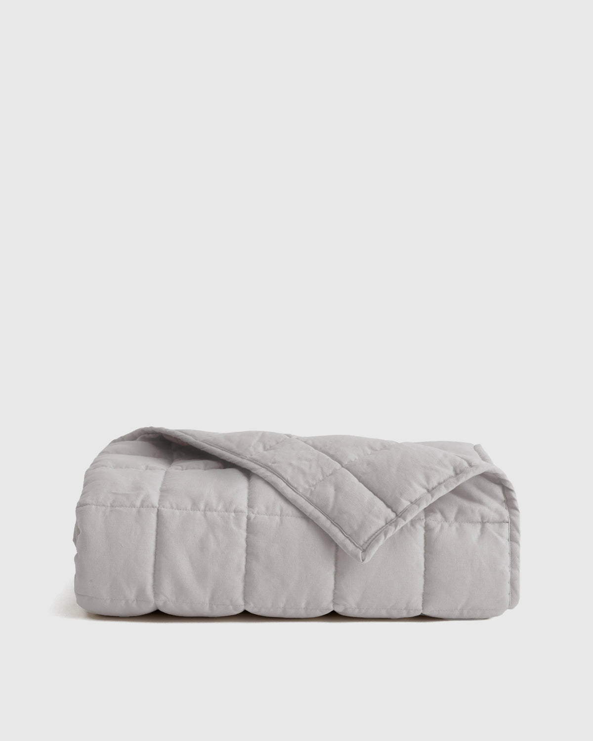 European Linen Toddler Quilt - One Size / Mist Main image
