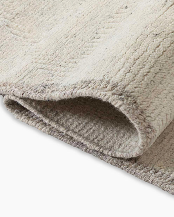 Wynona Hand-Knotted Wool Rug - 5' x 7'6" / Beige