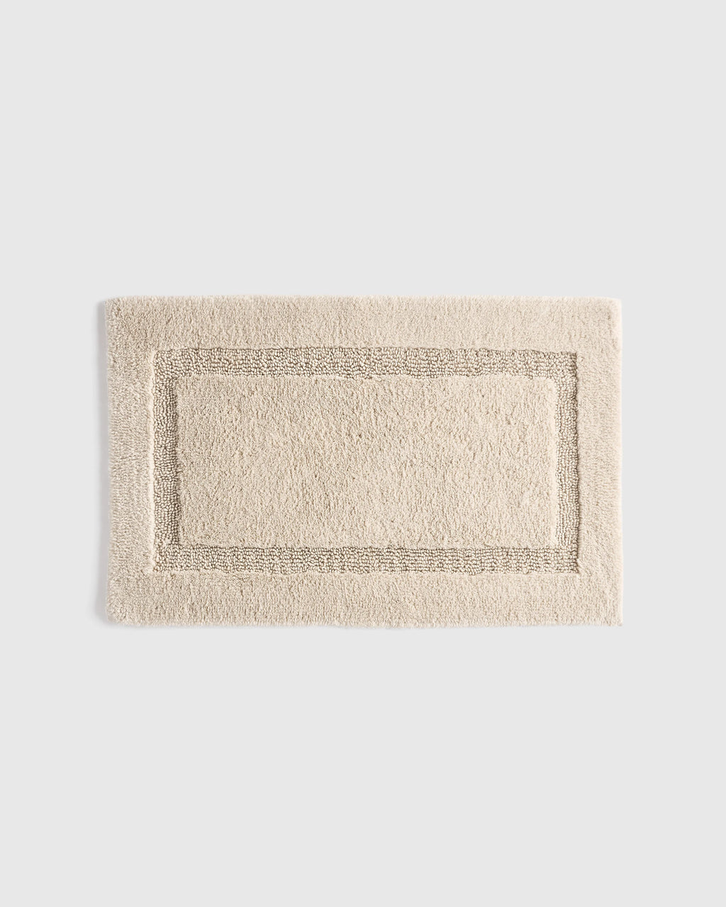 Turkish Cotton Non-Slip Bath Rug - 21"x34" / White