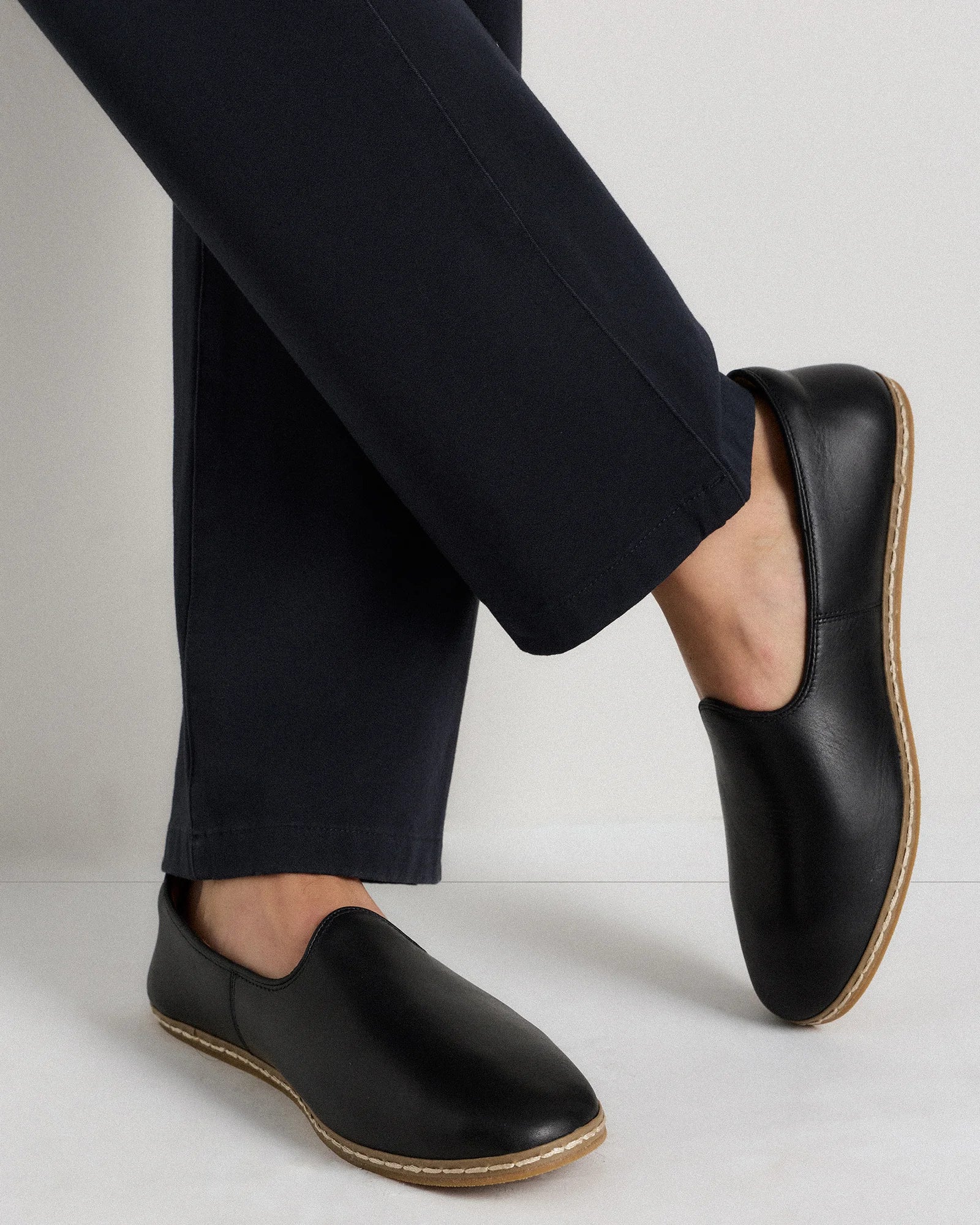 Crafted Leather Slip-On - 7 / Black Secondary image