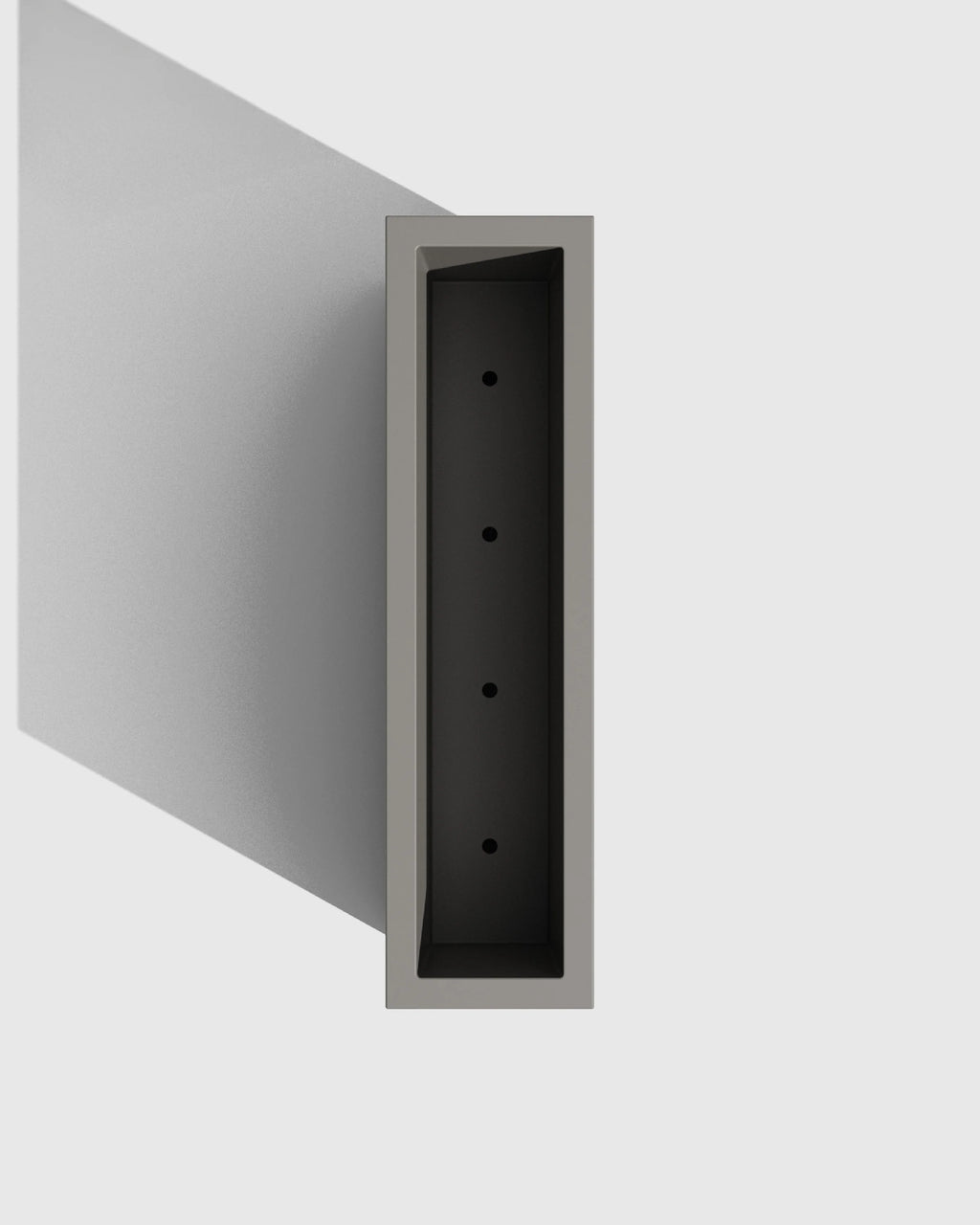 Block Series All Weather Rectangular Planter by Veradek - One Size / Black
