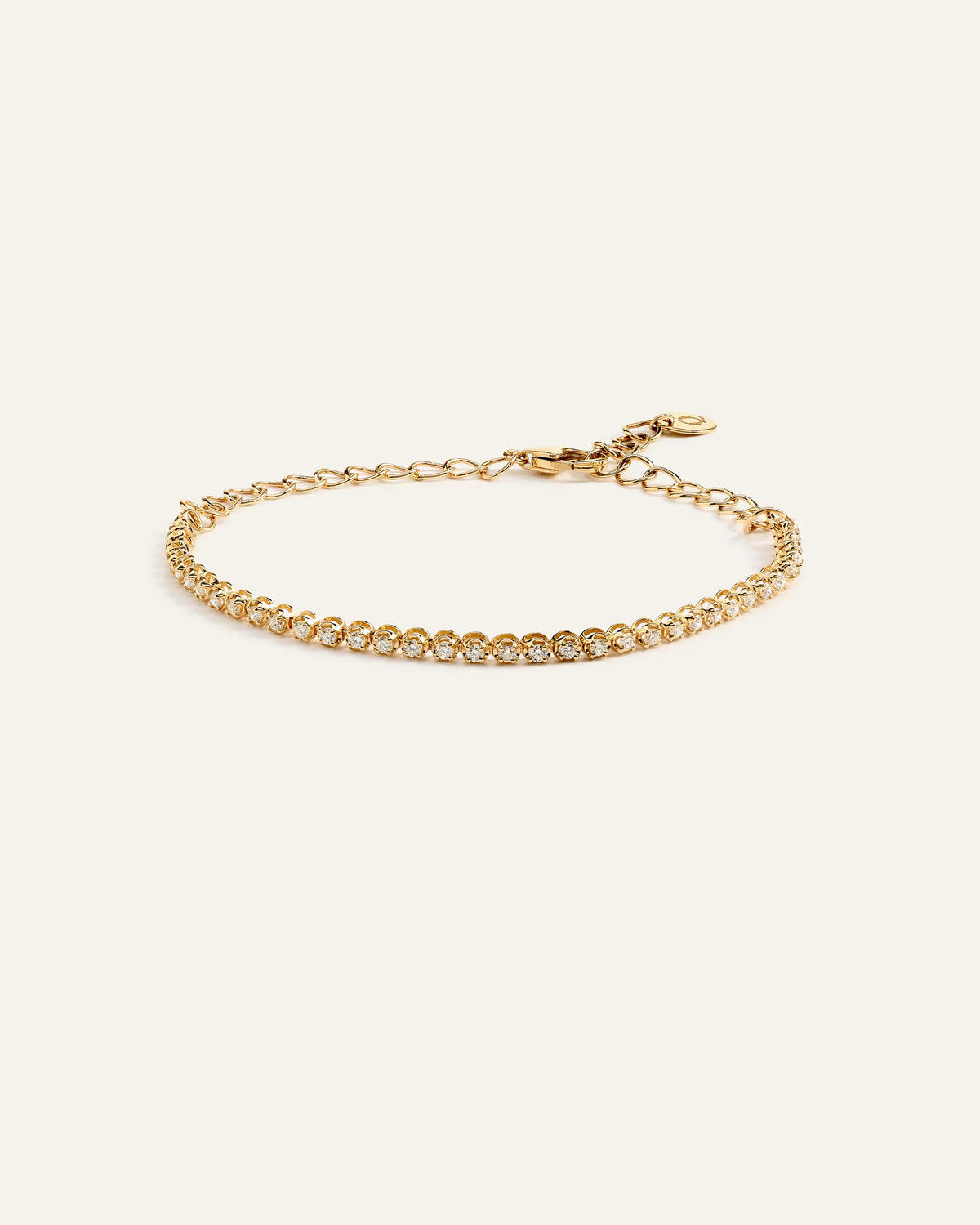 14K Gold Diamond Petite Tennis Bracelet - 0.50ctw - One Size / Yellow Gold Main image