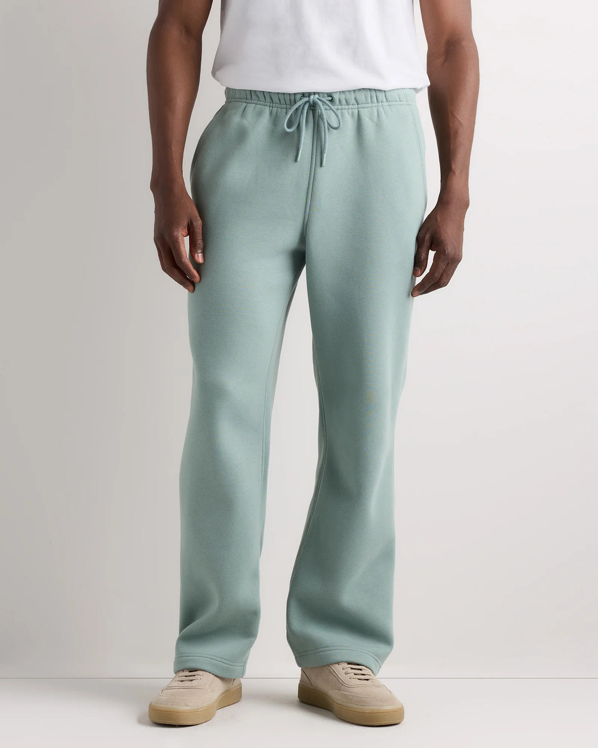 Everyday Fleece Straight Leg Sweatpants - XS / Coastal Sage