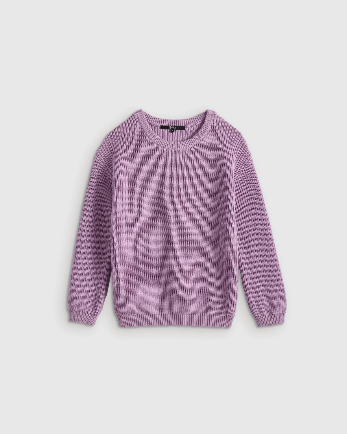 100% Organic Cotton Fisherman Tunic Sweater - 6 / Oatmeal