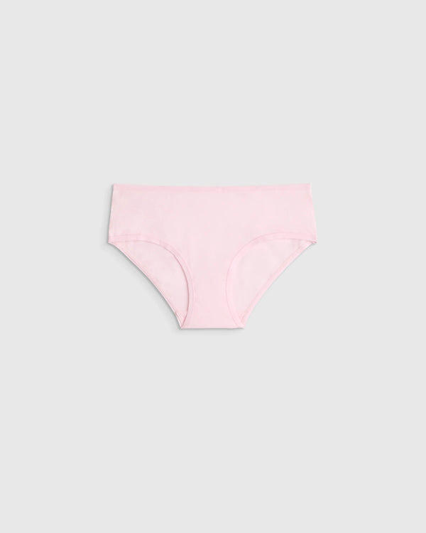 Girls Organic Cotton Hipster Solid 5-Pack - 6 / Neutral/Pink Multi Pack