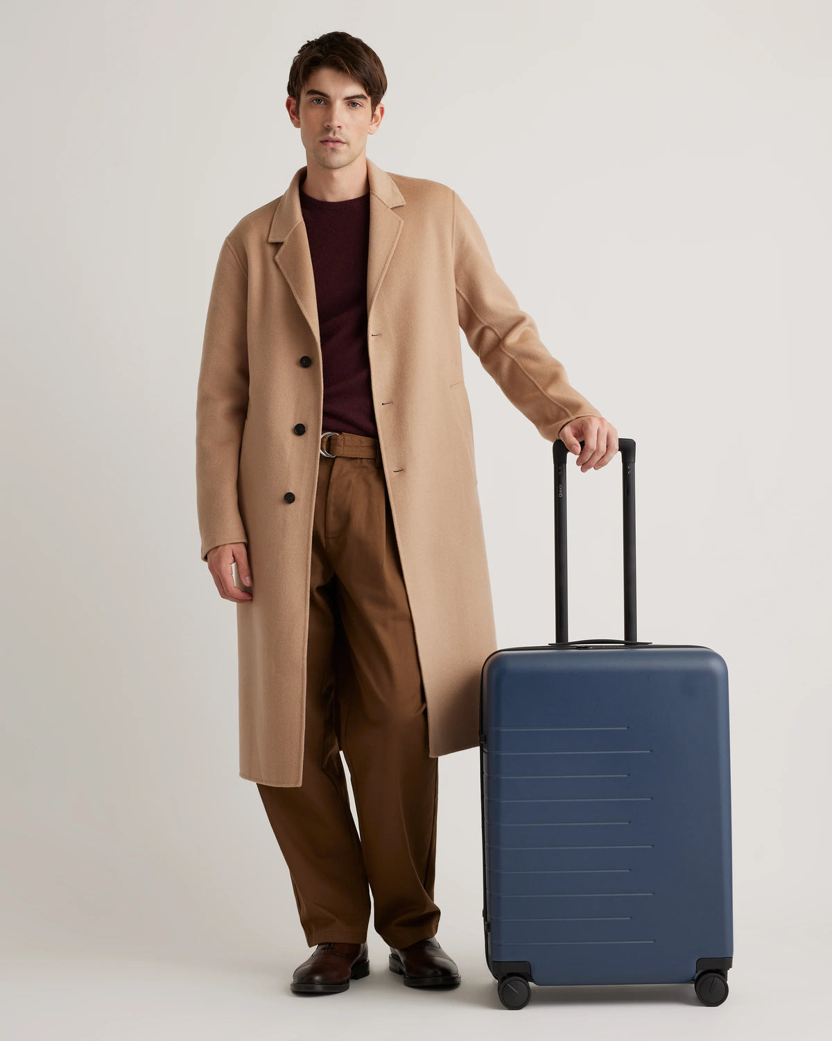 Expandable Medium Check-In Suitcase - One Size / Coastal Cobalt